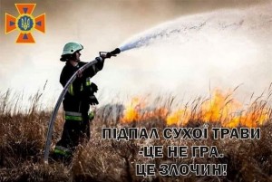 Рятувальники закликають громадян не провокувати пожеж в екосистемах!