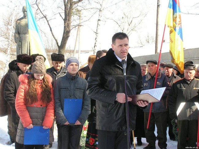 Виступ голови райдержадміністрації В.Д. Максимчака